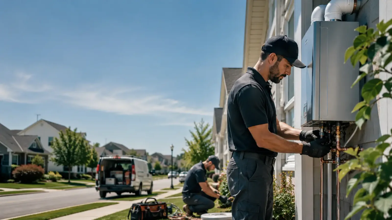 Tankless Water Heater Installation in Danevang, TX